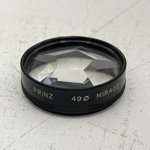 Vintage Prinz 49 Mirage Clear 2" Has Stem + 6-panels Made in Japan - Picture 1 of 7